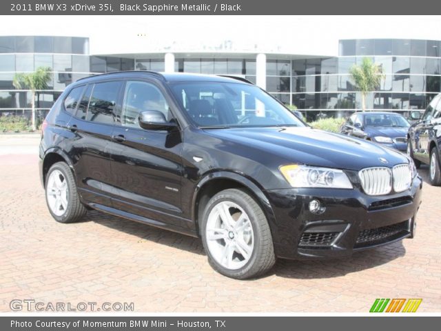 2011 BMW X3 xDrive 35i in Black Sapphire Metallic