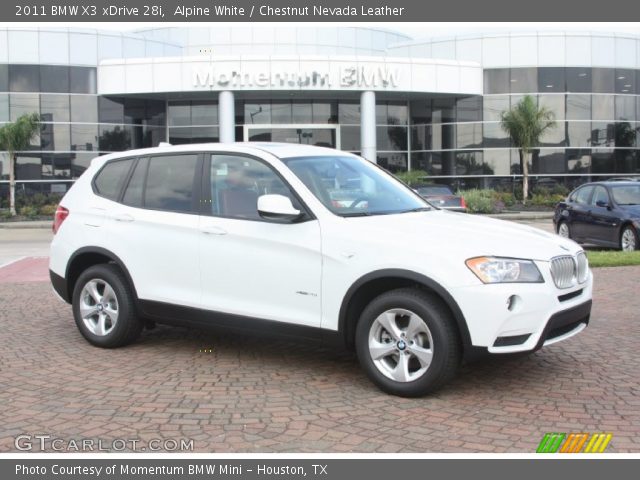2011 BMW X3 xDrive 28i in Alpine White