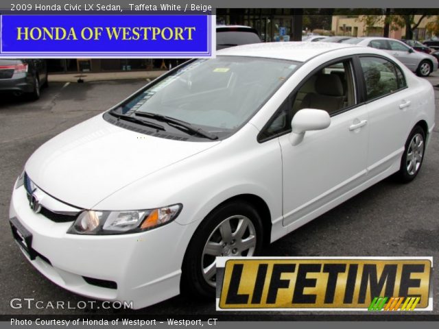 2009 Honda Civic LX Sedan in Taffeta White