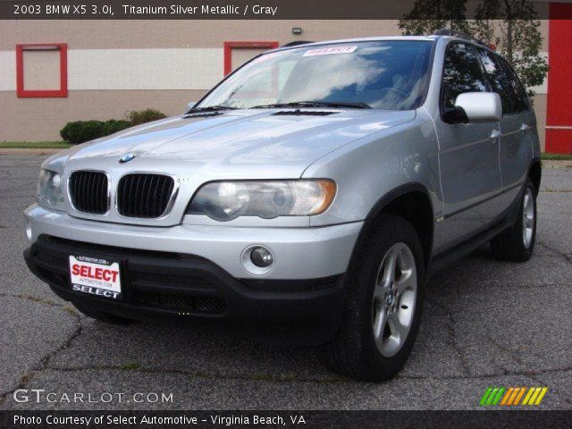 2003 BMW X5 3.0i in Titanium Silver Metallic