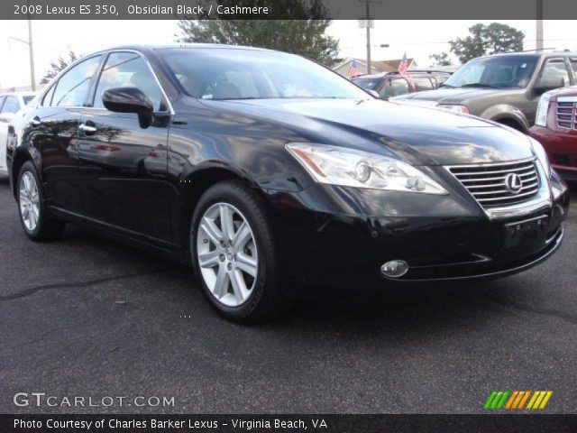 2008 Lexus ES 350 in Obsidian Black