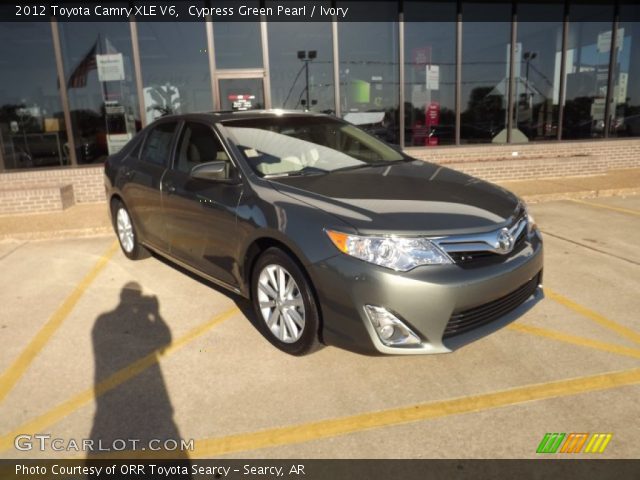 2012 Toyota Camry XLE V6 in Cypress Green Pearl