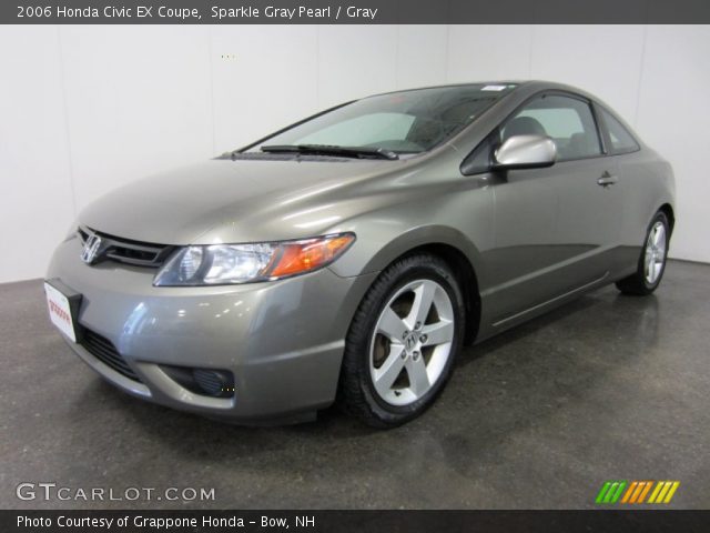 2006 Honda Civic EX Coupe in Sparkle Gray Pearl