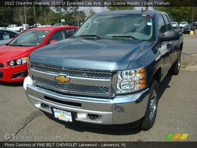 2012 Chevrolet Silverado 1500 LS Extended Cab 4x4 in Blue Granite Metallic