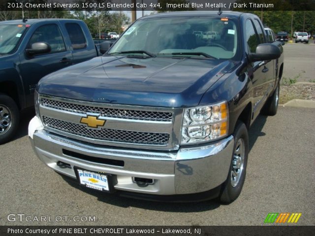2012 Chevrolet Silverado 1500 LS Extended Cab 4x4 in Imperial Blue Metallic