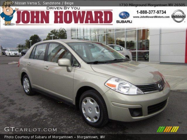 2007 Nissan Versa S in Sandstone