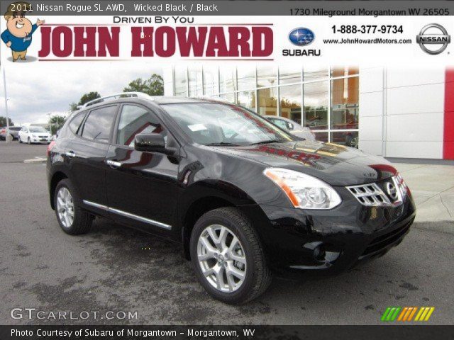 2011 Nissan Rogue SL AWD in Wicked Black