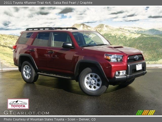 2011 Toyota 4Runner Trail 4x4 in Salsa Red Pearl