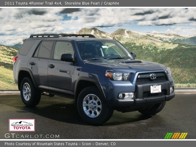 2011 Toyota 4Runner Trail 4x4 in Shoreline Blue Pearl
