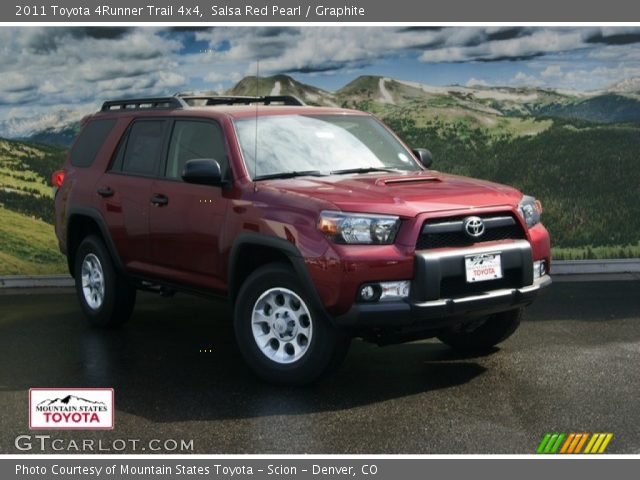 2011 Toyota 4Runner Trail 4x4 in Salsa Red Pearl