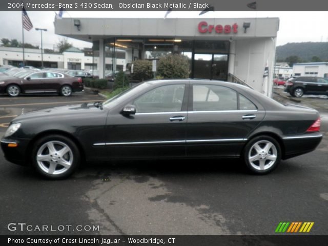 2004 Mercedes-Benz S 430 Sedan in Obsidian Black Metallic