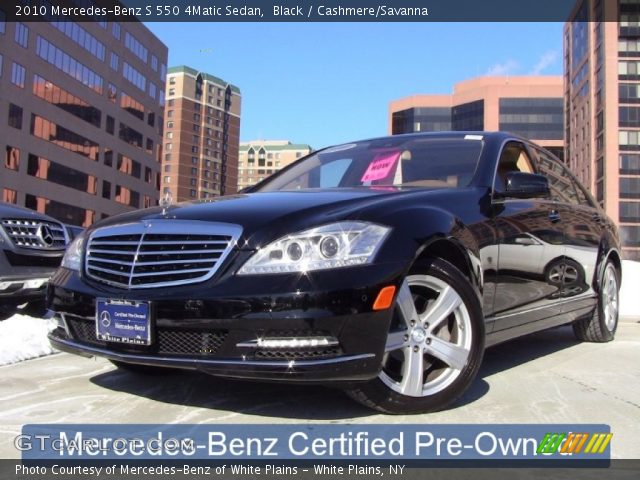 2010 Mercedes-Benz S 550 4Matic Sedan in Black
