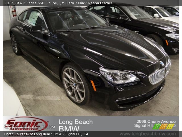 2012 BMW 6 Series 650i Coupe in Jet Black