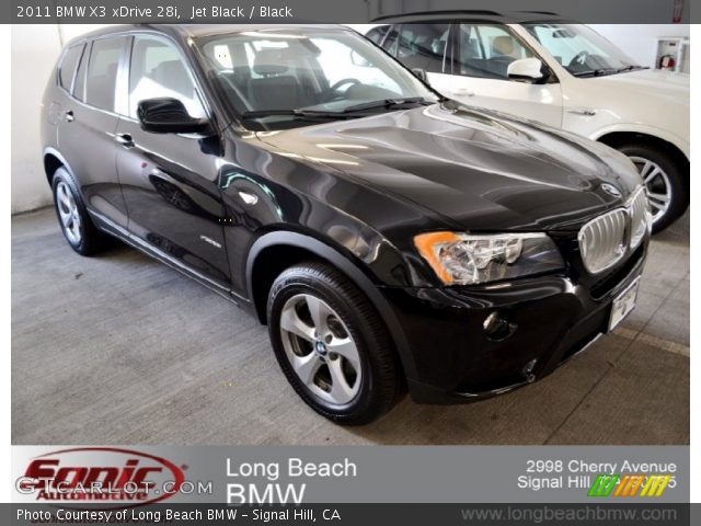 2011 BMW X3 xDrive 28i in Jet Black
