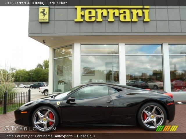 2010 Ferrari 458 Italia in Black