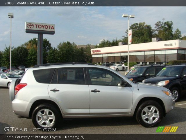 2008 Toyota RAV4 4WD in Classic Silver Metallic