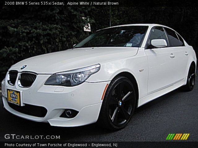 2008 BMW 5 Series 535xi Sedan in Alpine White