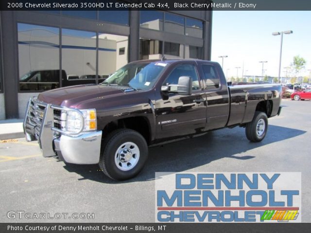 2008 Chevrolet Silverado 3500HD LT Extended Cab 4x4 in Black Cherry Metallic