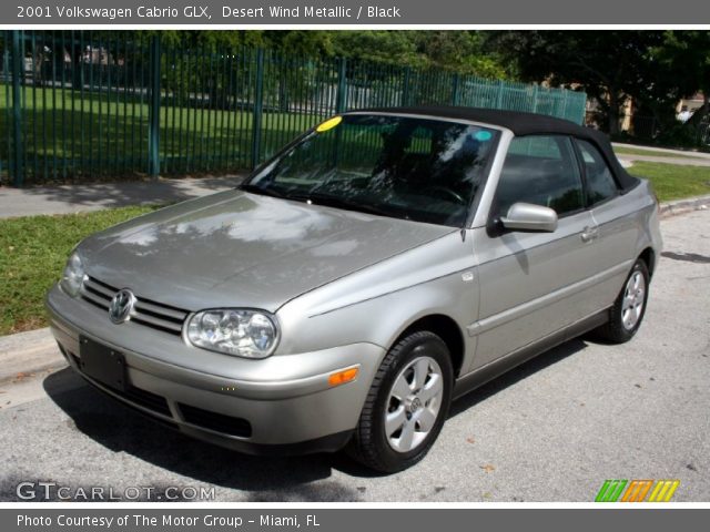 2001 Volkswagen Cabrio GLX in Desert Wind Metallic
