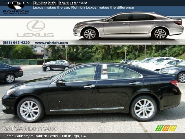 2011 Lexus ES 350 in Obsidian Black