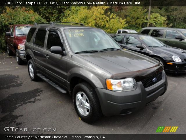 2003 Ford Escape XLS V6 4WD in Dark Shadow Grey Metallic