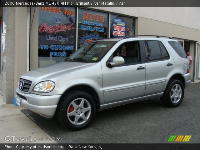 2000 Mercedes-Benz ML 430 4Matic in Brilliant Silver Metallic
