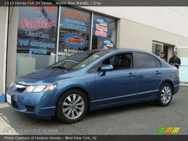2010 Honda Civic EX Sedan in Atomic Blue Metallic