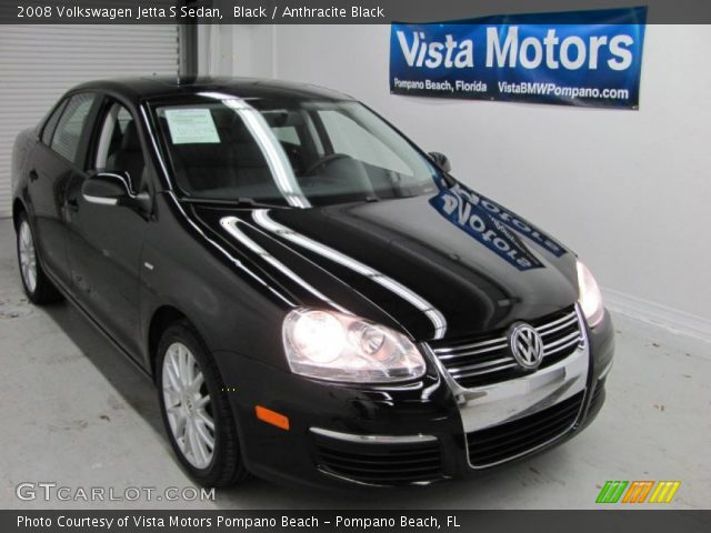 2008 Volkswagen Jetta S Sedan in Black