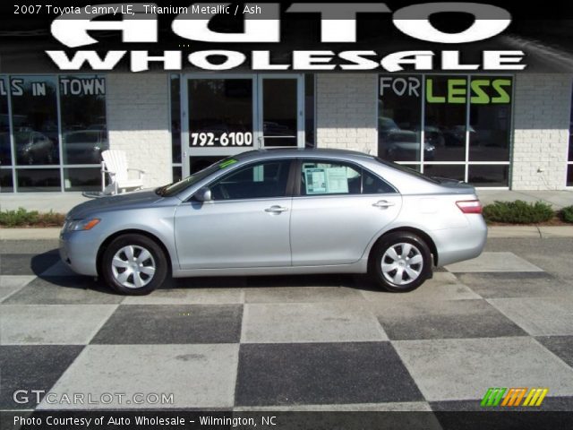 2007 Toyota Camry LE in Titanium Metallic