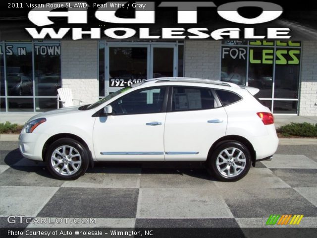 2011 Nissan Rogue SL AWD in Pearl White