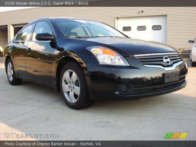 2008 Nissan Altima 2.5 S in Super Black