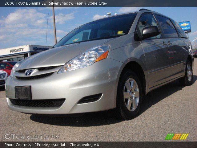 2006 Toyota Sienna LE in Silver Shadow Pearl