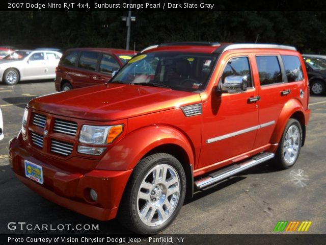 2007 Dodge Nitro R/T 4x4 in Sunburst Orange Pearl