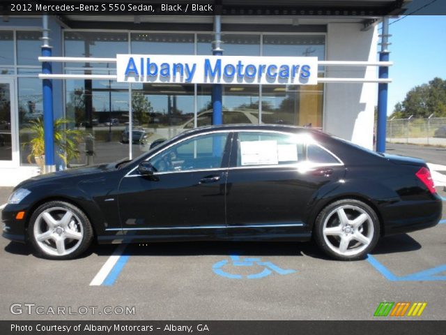 2012 Mercedes-Benz S 550 Sedan in Black