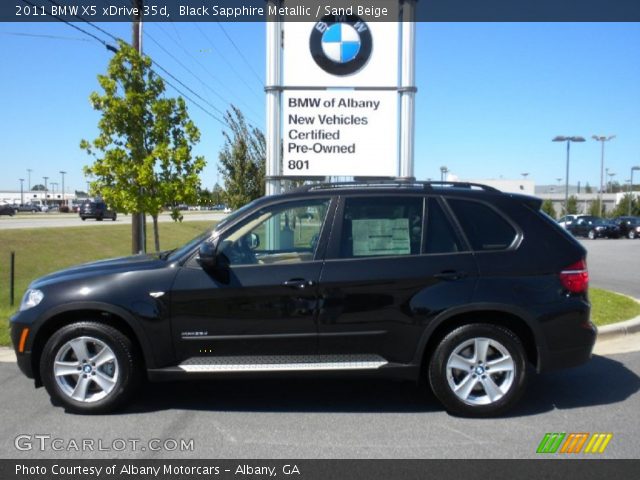 2011 BMW X5 xDrive 35d in Black Sapphire Metallic