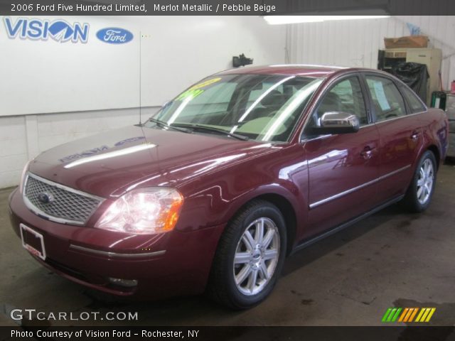 2006 Ford Five Hundred Limited in Merlot Metallic
