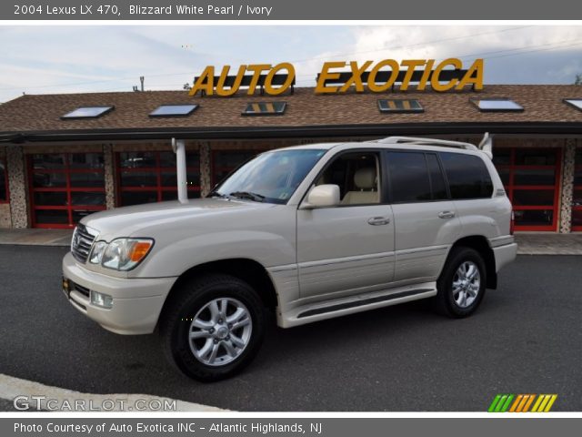 2004 Lexus LX 470 in Blizzard White Pearl