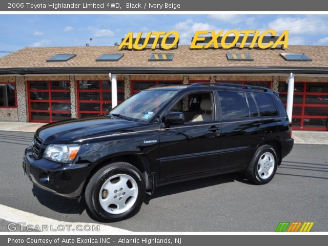 2006 Toyota Highlander Limited 4WD in Black