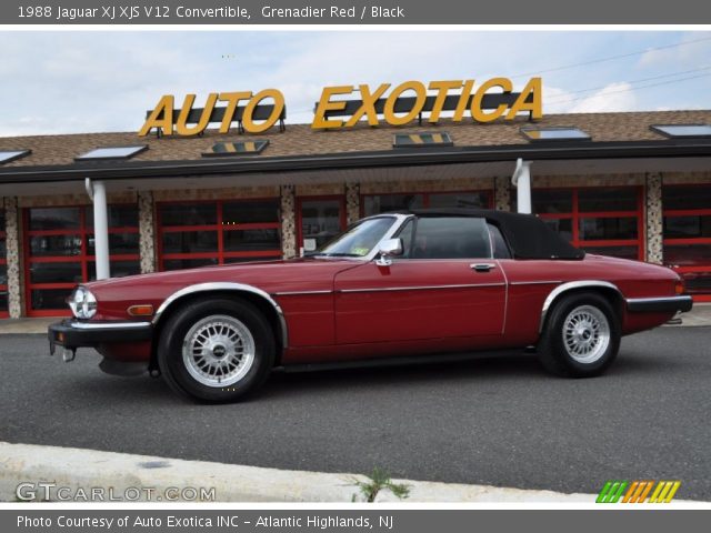 1988 Jaguar XJ XJS V12 Convertible in Grenadier Red