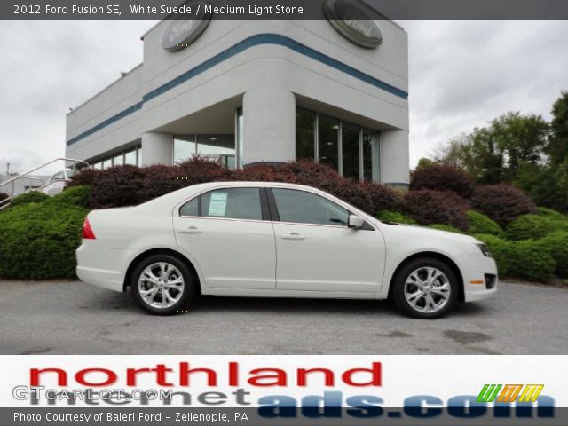 2012 Ford Fusion SE in White Suede
