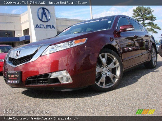 2009 Acura TL 3.7 SH-AWD in Basque Red Pearl