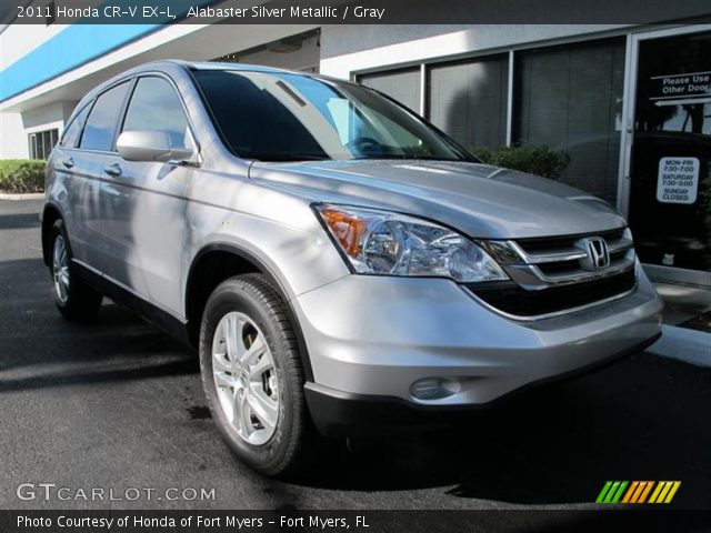 2011 Honda CR-V EX-L in Alabaster Silver Metallic