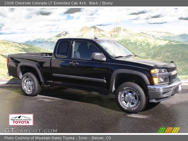 2008 Chevrolet Colorado LT Extended Cab 4x4 in Black
