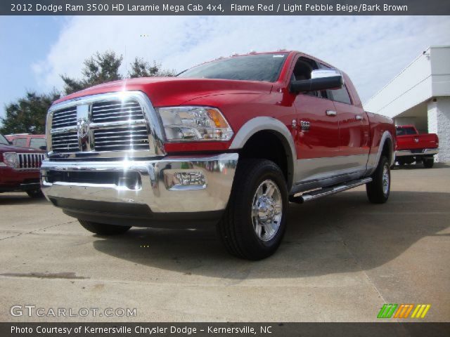 2012 Dodge Ram 3500 HD Laramie Mega Cab 4x4 in Flame Red