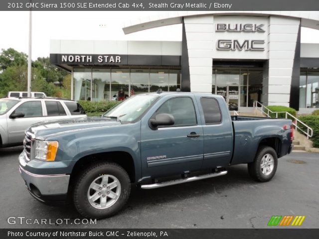 2012 GMC Sierra 1500 SLE Extended Cab 4x4 in Stealth Gray Metallic