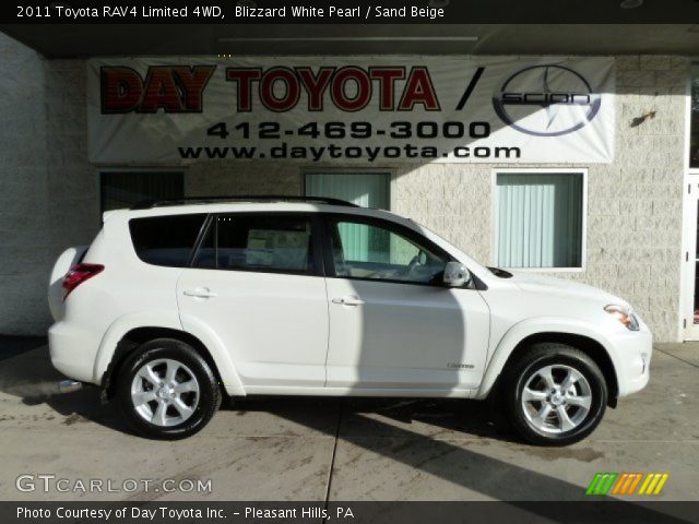 2011 Toyota RAV4 Limited 4WD in Blizzard White Pearl