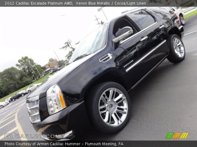 2012 Cadillac Escalade Platinum AWD in Xenon Blue Metallic