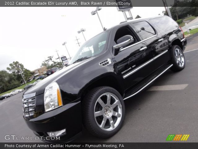 2012 Cadillac Escalade ESV Luxury AWD in Black Raven