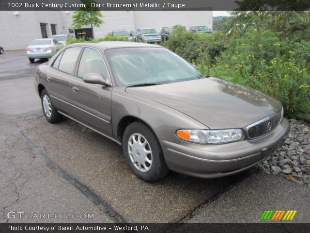 2002 Buick Century Custom in Dark Bronzemist Metallic