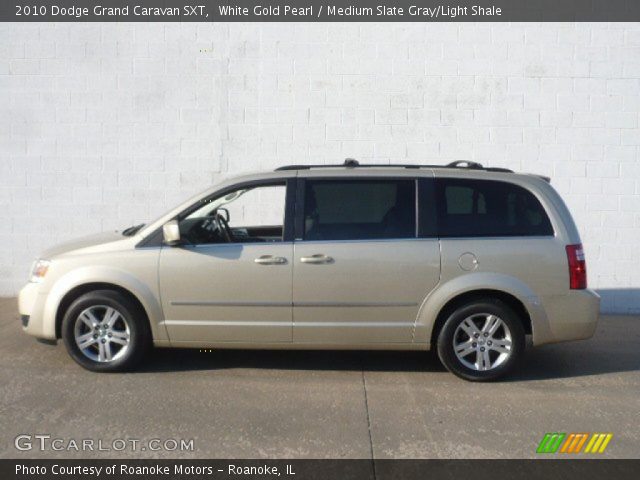 2010 Dodge Grand Caravan SXT in White Gold Pearl